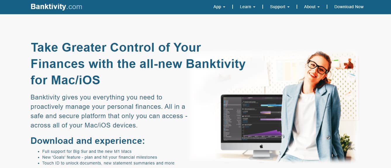 Banktivity - alternatives to mint finance